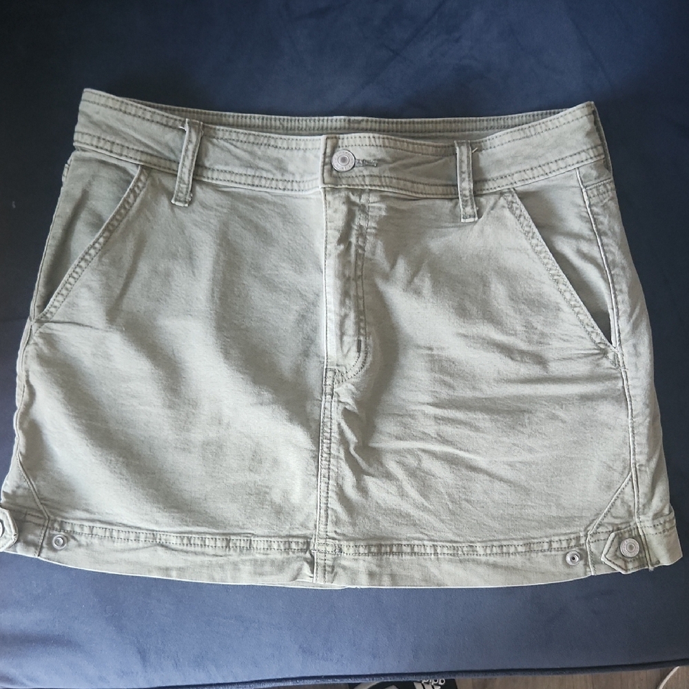 American Eagle Outfitters Khaki Mini Skirt